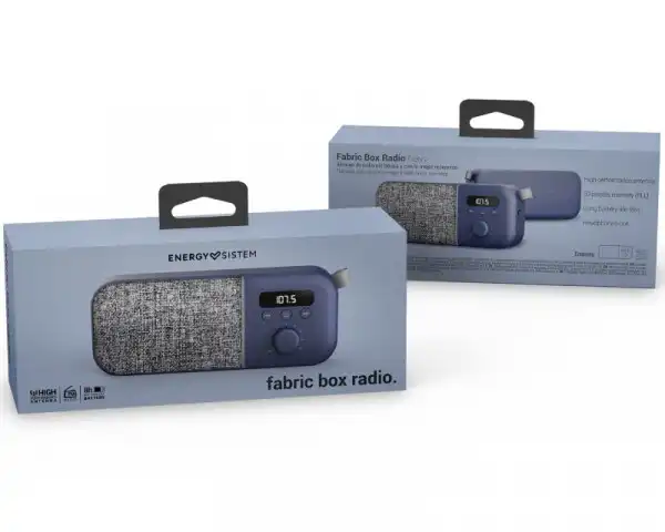 ENERGY SISTEM Fabric Box Radio Navy