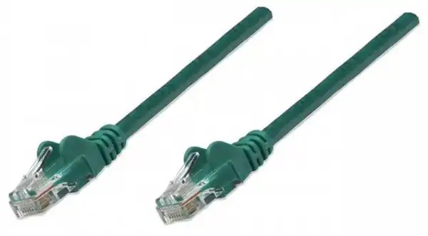 Intellinet patch kabel Cat6 0.25m, zeleni