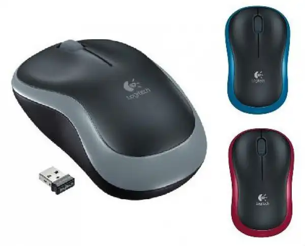 Logitech M185 Wireless Mouse for Notebook Swift Grey