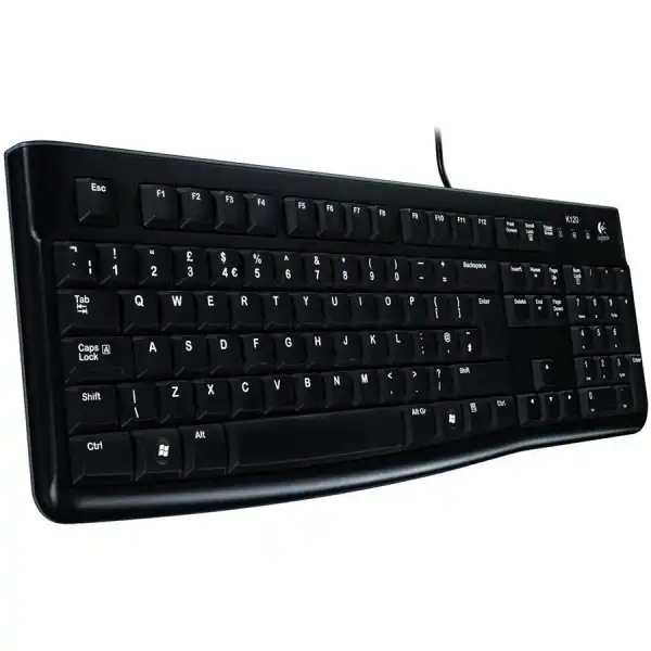 LOGITECH Corded  Keyboard K120 - Business EMEA - US International - BLACK ( 920-002479 ) 