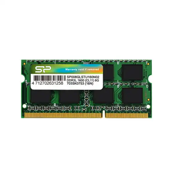 RAM SODIMM DDR3 Silicon Power 8GB 1600MHz SP008GLSTU160N02