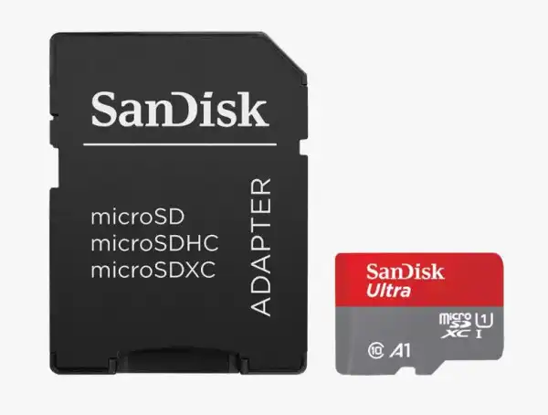 Micro SDXC SanDisk 64GB Ultra, SDSQUAB-064G-GN6MA sa adapterom