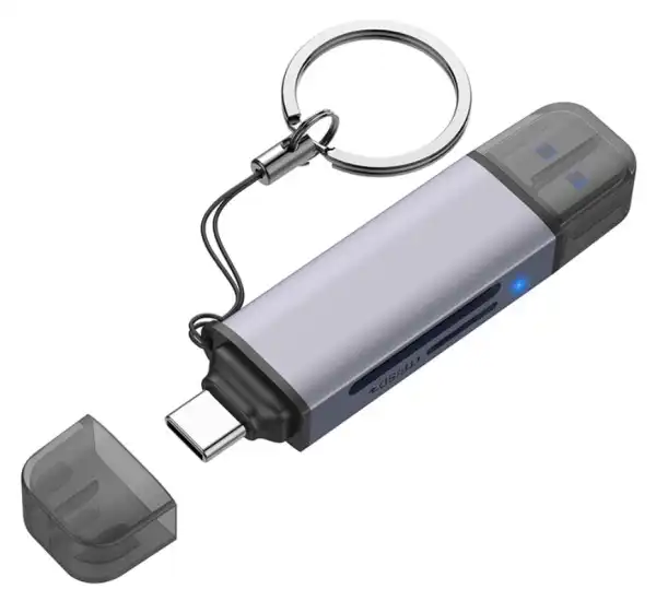 Čitač kartica Netac WK13 USB-A 3.2USB-C 3.2 NT09WK13-30GR