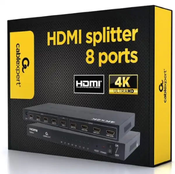 Gembird HDMI spliter, 8 ports DSP-8PH4-03