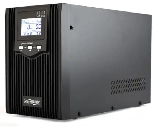 Gembird UPS sa stabilizatorom 1000VA (800W) pure sine wave, LCD, USB, black EG-UPS-PS1000-01