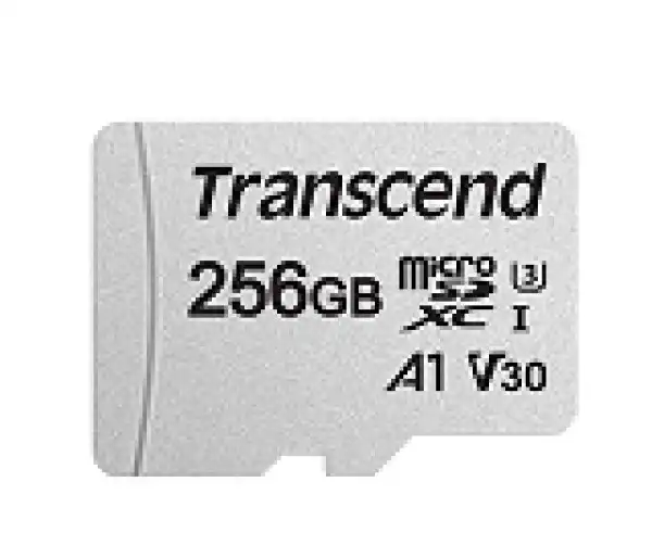 256GB microSD w/ adapter UHS-I U3 A1, Read/Write 95/45 MB/s ( TS256GUSD300S-A ) 