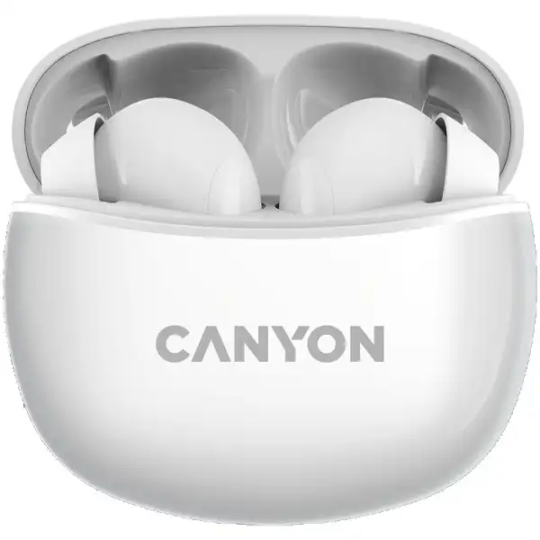 Canyon TWS-5 Bluetooth headset, with microphone, BT V5.3 JL 6983D4, Frequence Response:20Hz-20kHz, battery EarBud 40mAh*2+Charging Case 500
