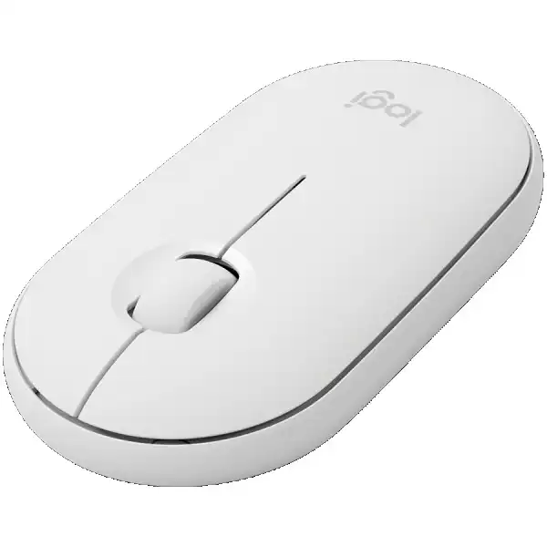 LOGITECH M350S Pebble 2 Bluetooth Mouse - TONAL WHITE - DONGLELESS ( 910-007013 ) 