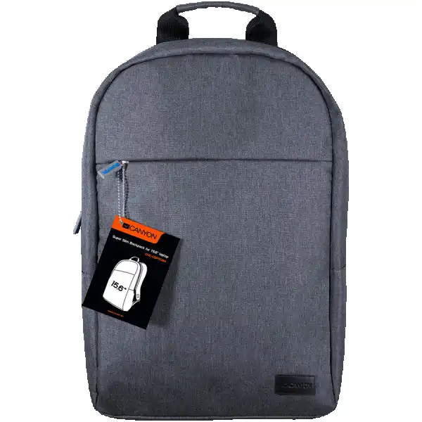 CANYON Backpack for 15.6'' laptop, material 300D polyeste,black,450*285*85mm,0.5kg,capacity 12L ( CNE-CBP5DB4 )