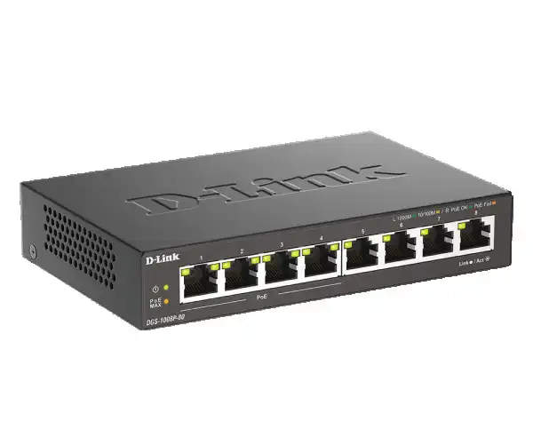 LAN Switch D-Link DGS-1008PE 101001000 8port -4Poe