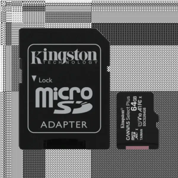 SD CARD 64GB Kingston Canvas Select Plus SDCS264GB Class10