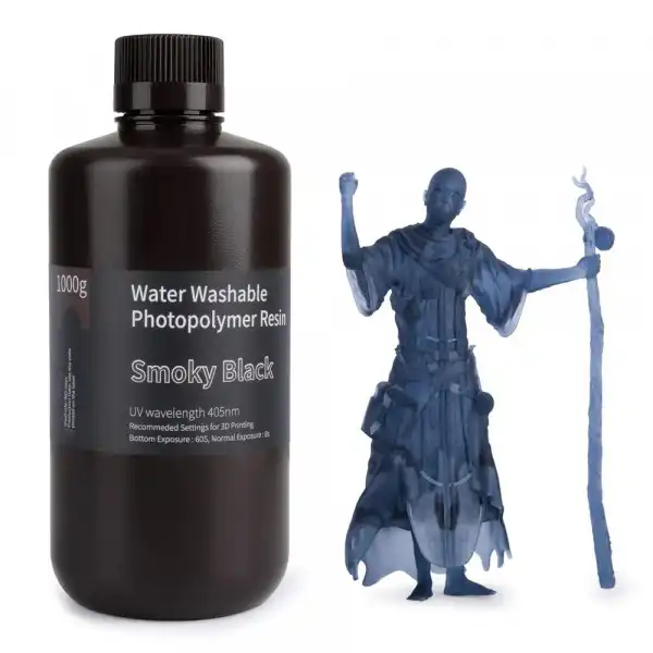 Water Washable Resin 1000g Smoky Black