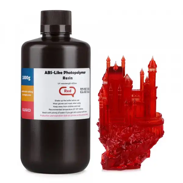 ABS-like Resin 1000g Clear Red