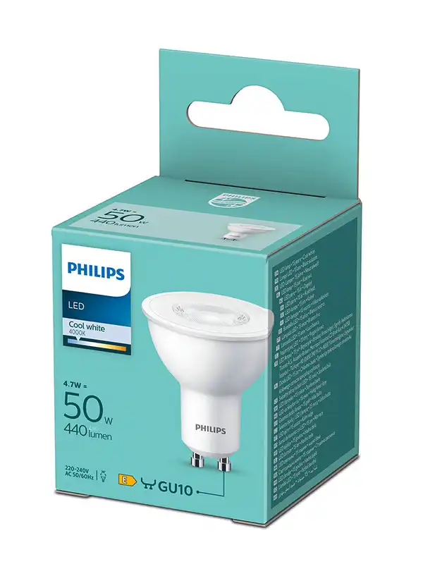 PS792 Philips LED sijalica 4,7W (50W) GU10 CW 4000K 36D ND 1PF/6 DISC