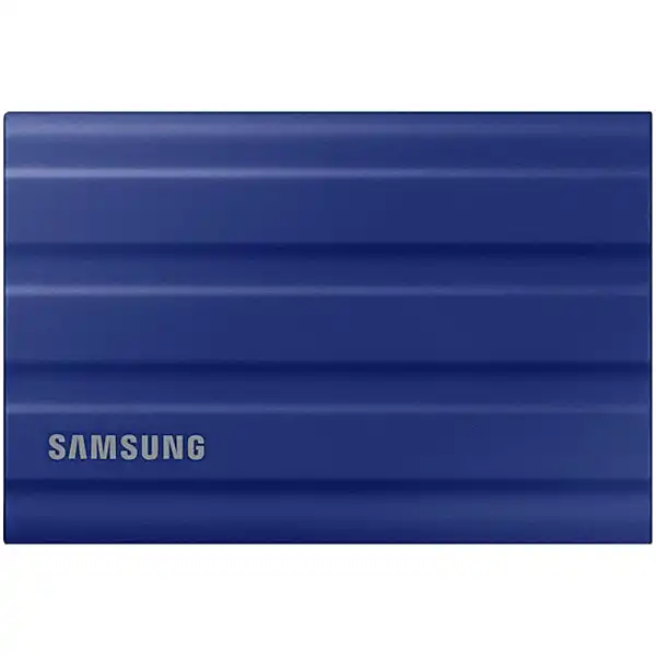 SAMSUNG T7 Shield Ext SSD 1000 GB USB-C blue 10501000 MBs 3 yrs, included USB Type C-to-C and Type C-to-A cables, 
Rugged storage featuring