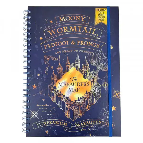 Harry Potter (Marauders Map) A4 Wiro Notebook