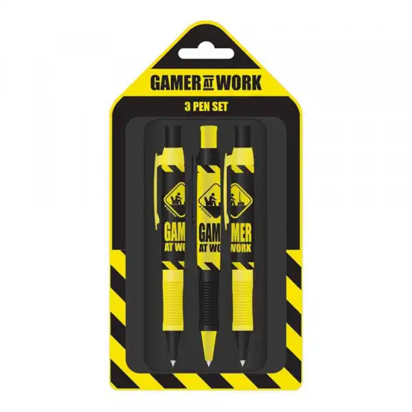 Gamer at Work 3 Pen Set