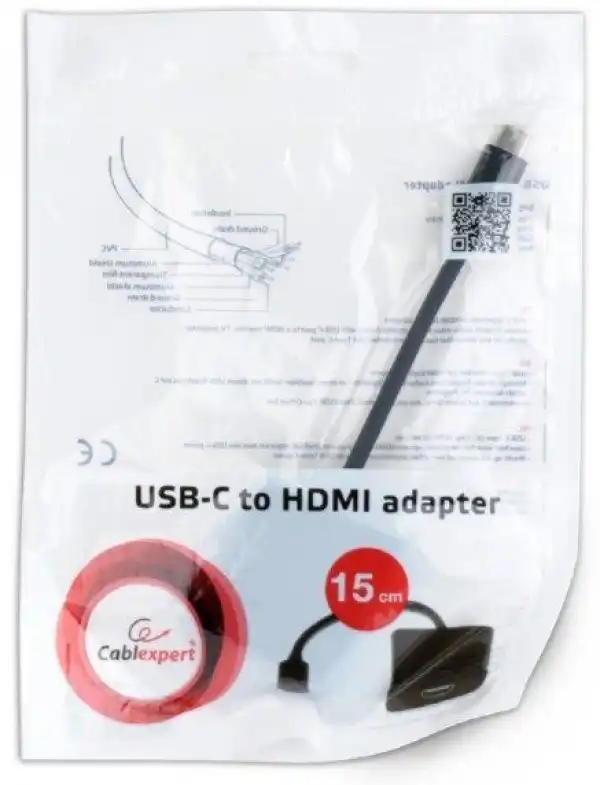 A-CM-HDMIF-01 Gembird USB-C to HDMI adapter, black
