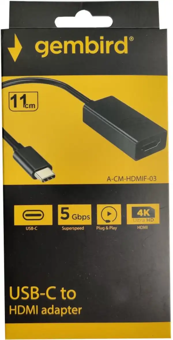 A-CM-HDMIF-03 TYPE-C TO HDMI 11cm CABLE