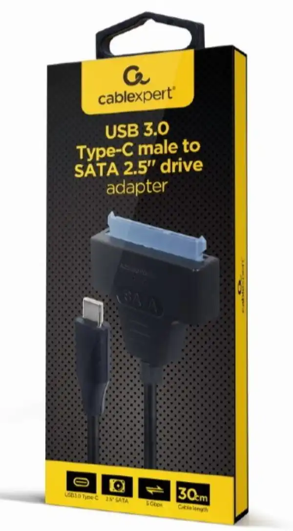 AUS3-03 Gembird USB 3.0 Type-C male to SATA 2.5 drive adapter