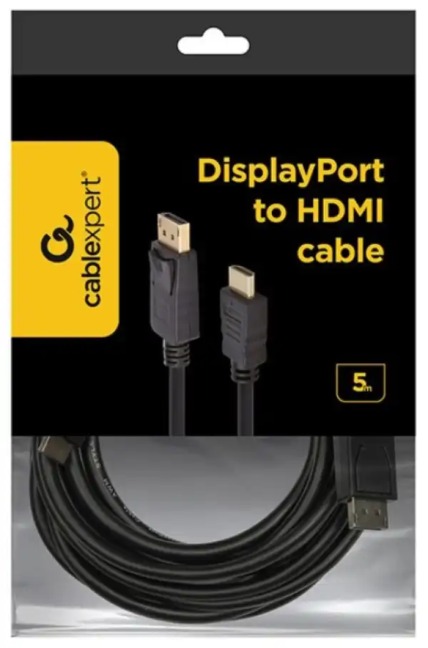 CC-DP-HDMI-5M Gembird DisplayPort na HDMI digital interface kabl 5m