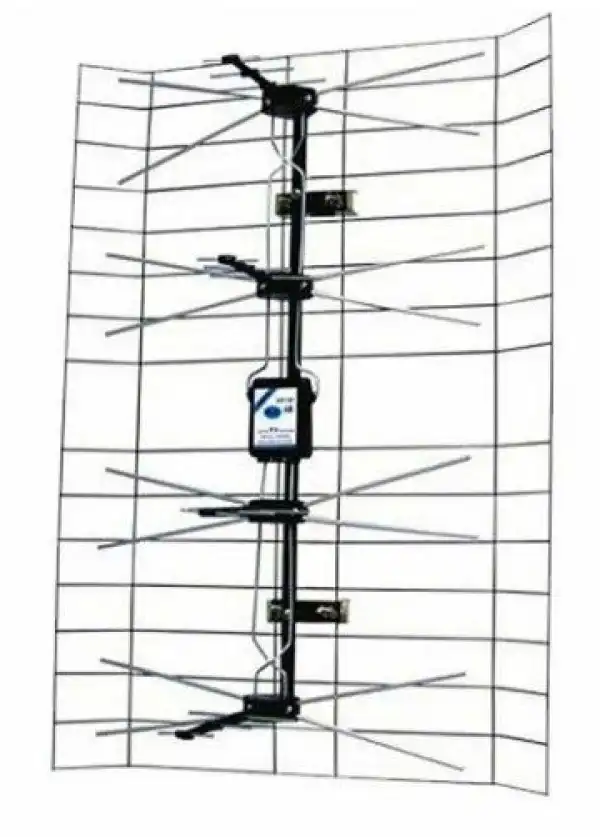 Antena ANT-408 - Spoljna mrezasta sa pojacalom, 15-32db, UHF/VHF/DVB-T2