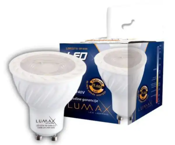 Lumax led sijalica GU10 LUMGU10-5W 3000k toplo bela