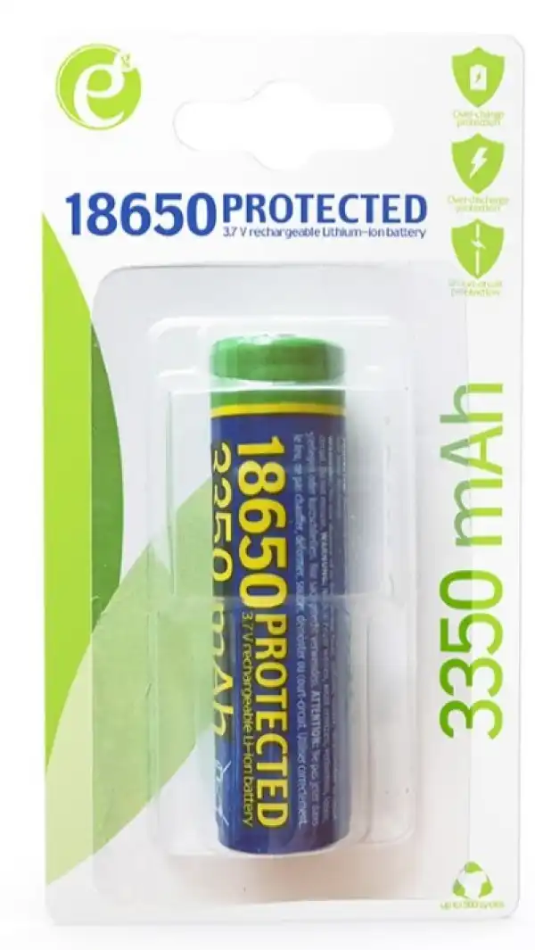 ENERGENIE EG-BA-18650/3350  Lithium-ion 18650 battery, protected, 3350 mAh