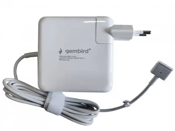 Gembird punjac za laptop 85W-20V-4.2A, Magsafe2 Type-T NPA85-200-4250 (TJ-341N Apple Type-T)