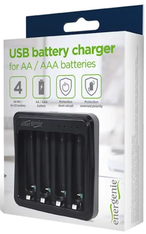Gembird USB Type-C punjac AA/AAA baterija BC-USB-03