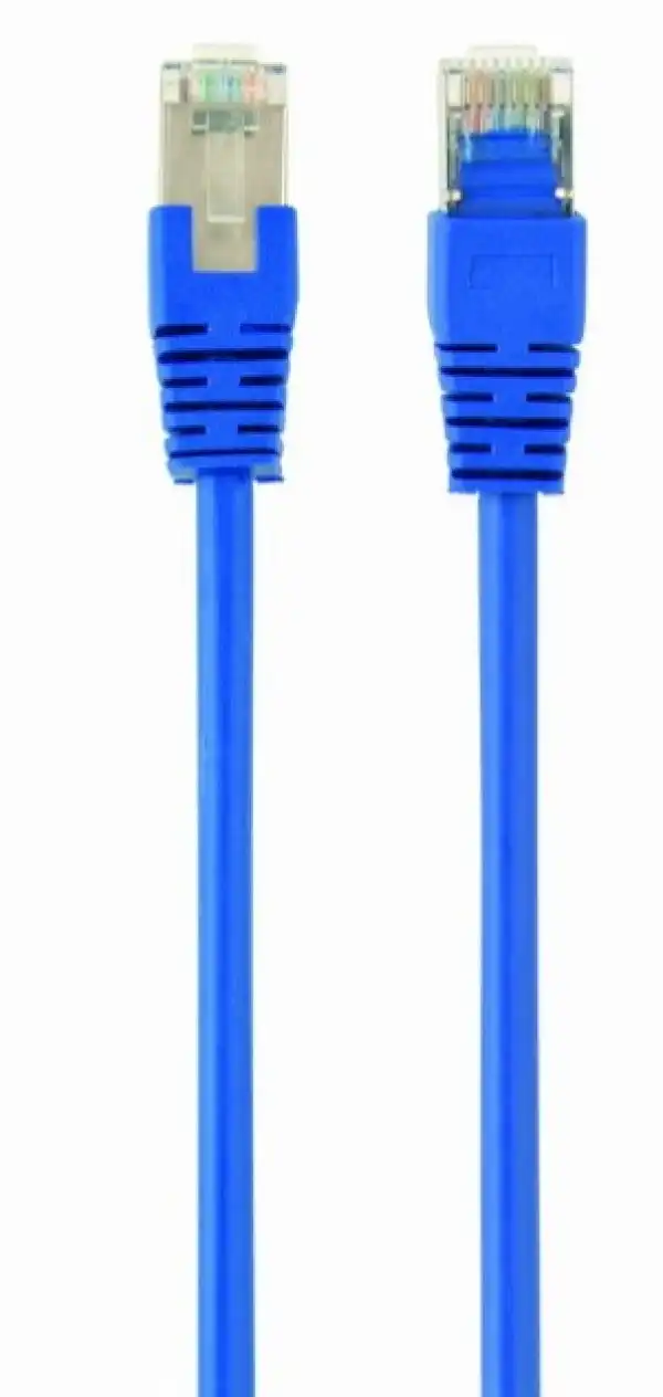 Gembird Mrezni kabl FTP Cat5e Patch cord, 0.5m blue PP22-0.5M/B