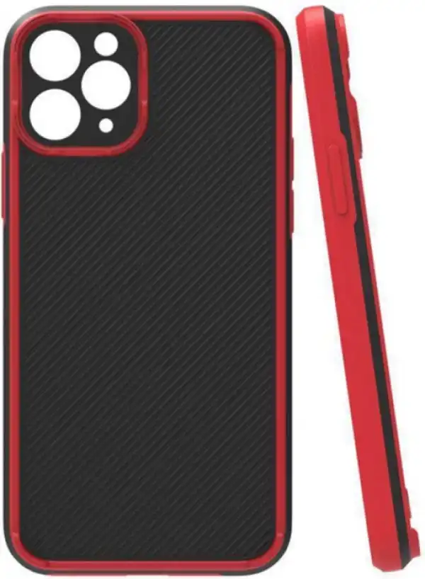 GEMBIRD MCTR82-IPHONE 12 Futrola Textured Armor Silicone Red