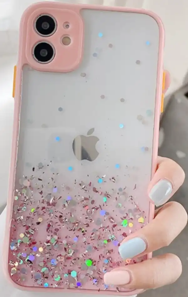 GEMBIRD MCTK6-IPHONE 13 Pro Furtrola 3D Sparkling star silicone Pink