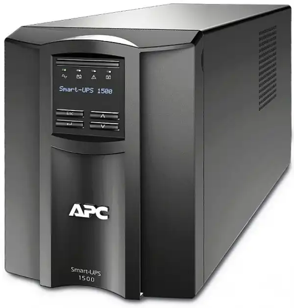 APC Smart-UPS 1500VA, Line Interactive, Sine Wave, Tower, 1500VA/1000W, 230V, AVR, 8x IEC C13, Battery Pack 17Ah (RBC7), SmartConnect Port 