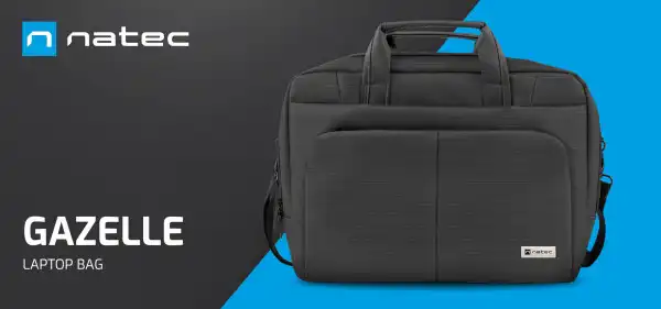 GAZELLE, 15.6'' Laptop Bag, Black ( NTO-0809 ) 