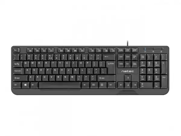 NETEC TROUT, Slim Multimedia Keyboard US, USB, Black ( NKL-0967 )