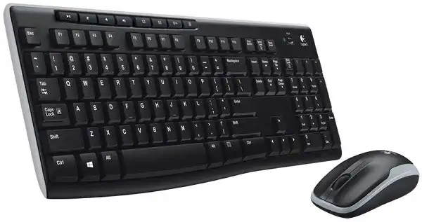 LOGITECH Wireless Combo MK270, US, Keyboard & Mouse, 2.4GHz, 8 Multimedia Keys ( 920-004509 )