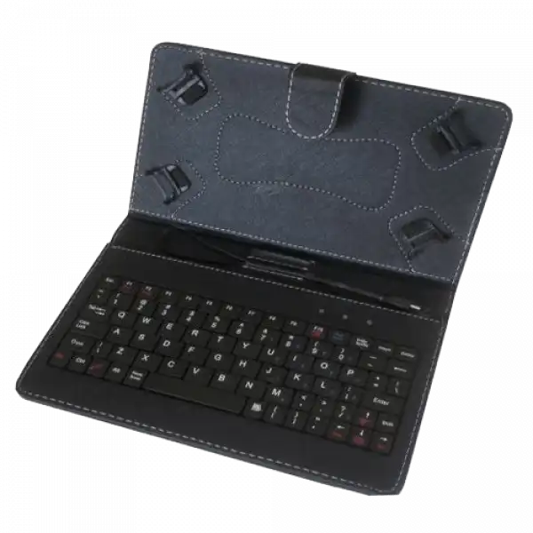 TA-PCK10-BLACK ** Gembird US Tastatura za 10'' Tablet PC sa futrolom, sa micro USB konektorom (663)