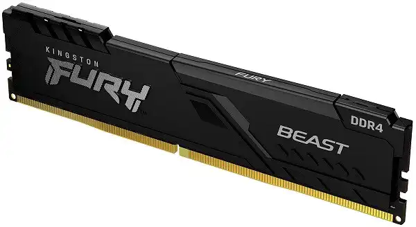 KINGSTON DDR4 32GB 3600MHz -FURY BEAST, Non-ECC UDIMM, CL18 1.35V, 288-Pin 2Rx8, w/Heatsink ( KF436C18BB/32 )