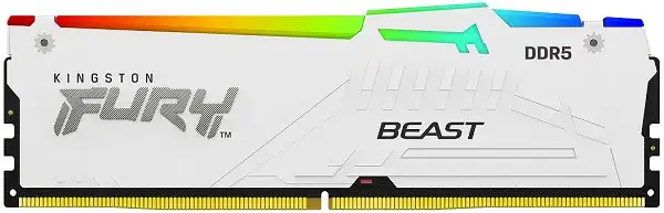 KINGSTON DDR5 32GB 6000MHz CL36 DIMM FURY Beast White RGB EXPO ( KF560C36BWEA-32 )