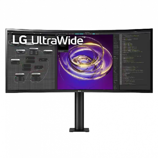 LG 34WP88CP-B UltraWide Ergo Monitor, 34'', IPS, QHD 3440x1440@60Hz, 21:9, 5ms