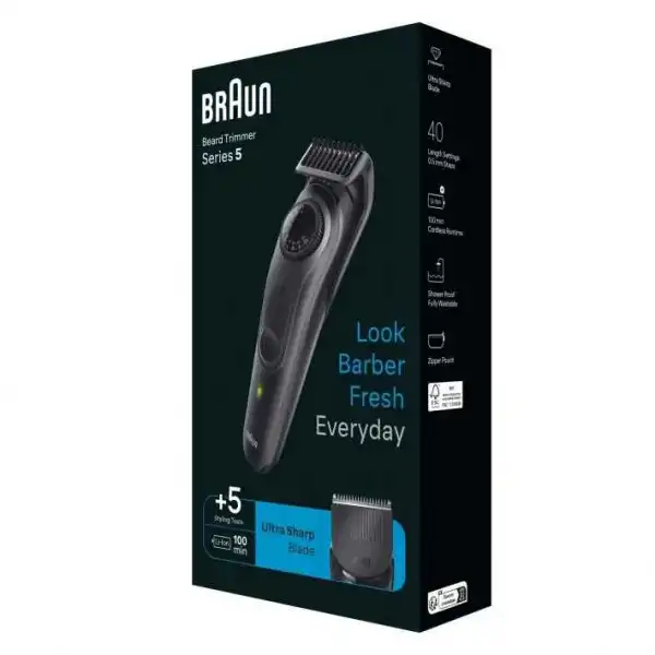 BRAUN Trimer za bradu BT5420 BLK/BLK 507313