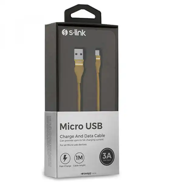 S-LINK Micro USB kabl 15W, SW-C540, 1m