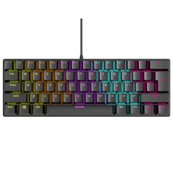 RAMPAGE PLOWER K60 US Black Gaming tastatura