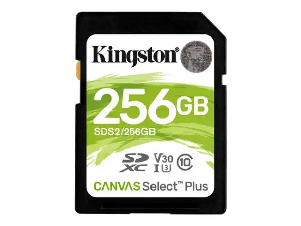 KINGSTON 256GB SDXC Canvas Select Plus