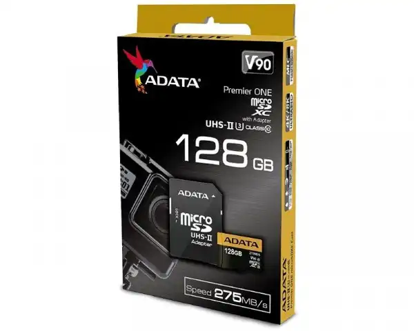 Memorijska kartica A-DATA UHS-II U3 MicroSDXC 128GB class 10 + adapter AUSDX128G