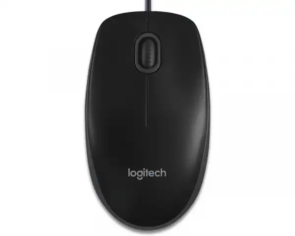 LOGITECH B100 Optički USB crni miš