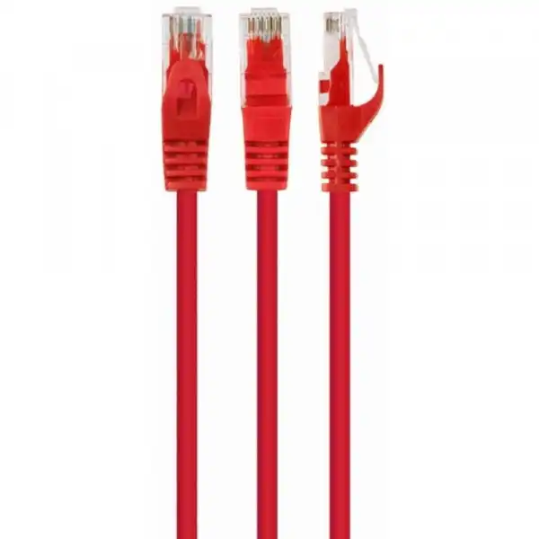 GEMBIRD PP6U-5M/R Mrežni kabl, CAT6 UTP Patch Cord 5m Red