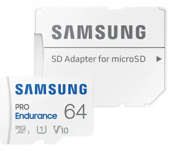 SAMSUNG MicroSDXC 64GB Pro Endurance + Adapter - MB-MJ64KA