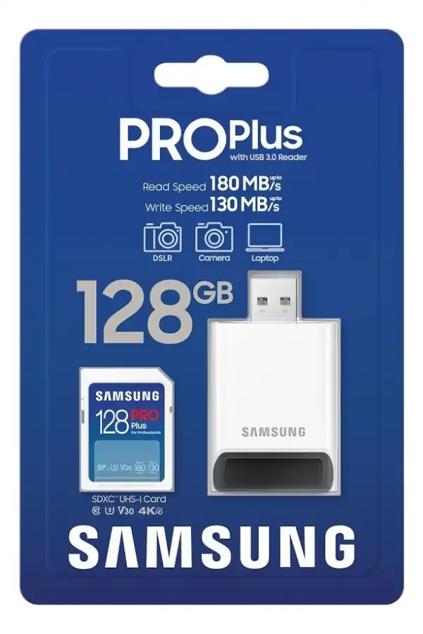 SAMSUNG PRO Plus SD 128GB MB-SD128SB/WW SDXC Kartica